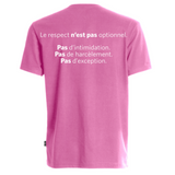 T-shirt Unifor – Journée internationale du rose